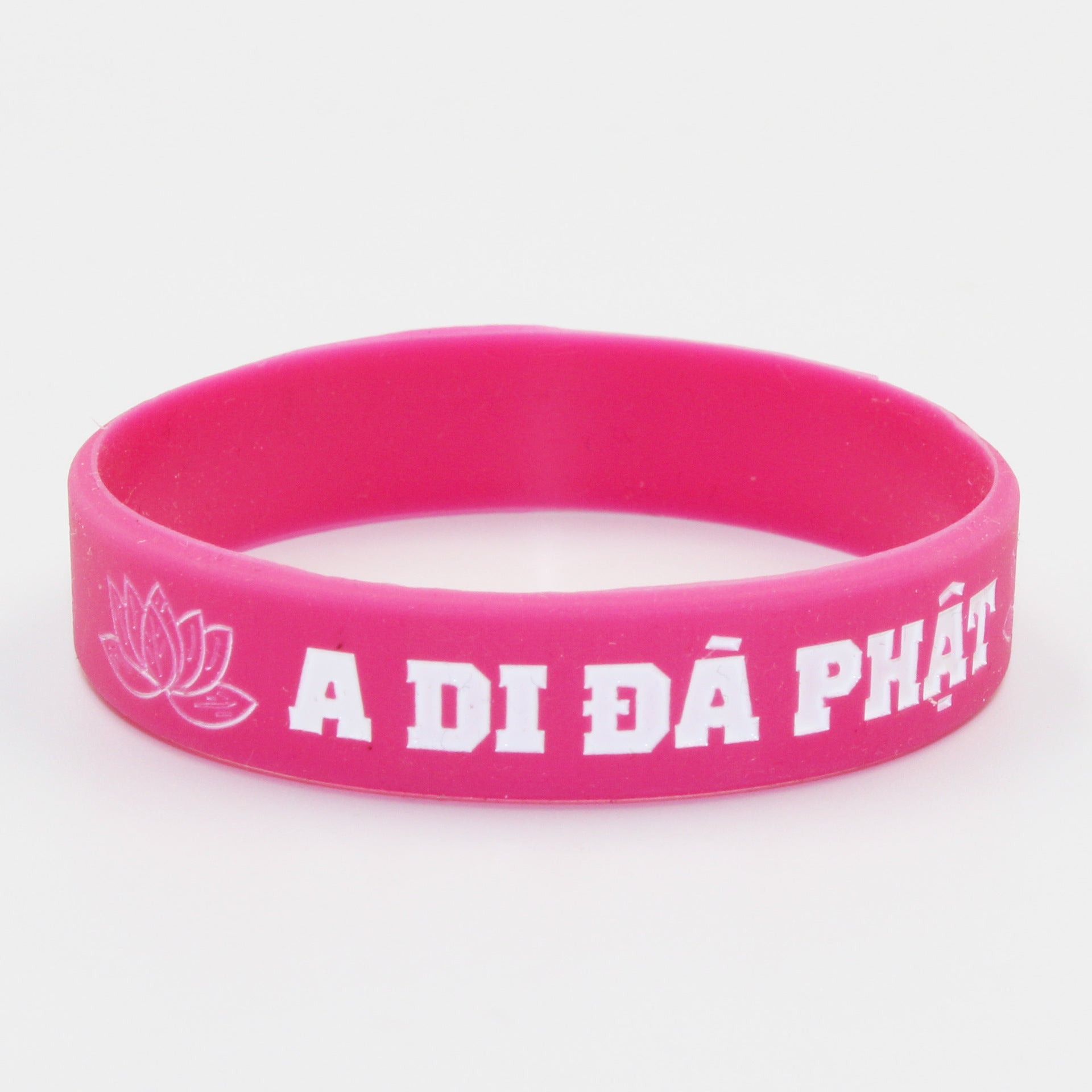 Brazalete de loto de silicona de tamaño mediano y pequeño